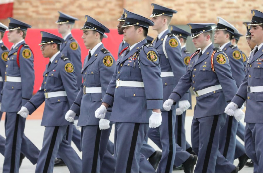 Cadets marching