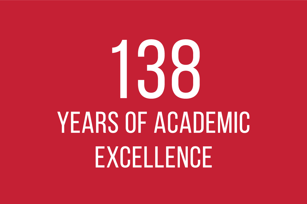 138 years of academic excellence