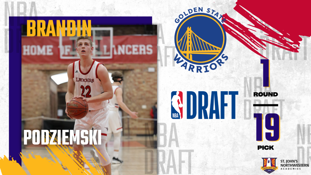 NBA Schedule Release: Podziemski '21 Set for Return to Milwaukee to Battle  the Bucks on January 13 - St. John's Northwestern Academies